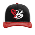 Black/ White/ Red - FRONT